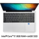 Intel Core i7 Notebook Computer 15.6 inch 8GB RAM 256GB/512GB/1TB SSD
