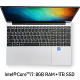 Intel Core i7 Notebook Computer 15.6 inch 8GB RAM 256GB/512GB/1TB SSD