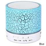 A9 Mini Portable Bluetooth Speaker Crack LED Wireless