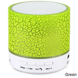 A9 Mini Portable Bluetooth Speaker Crack LED Wireless