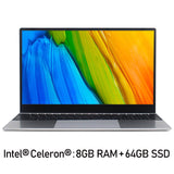15.6 inch i7 Gaming Laptops With 8G RAM 1TB 512G 256G 128G SSD