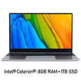 15.6 inch i7 Gaming Laptops With 8G RAM 1TB 512G 256G 128G SSD