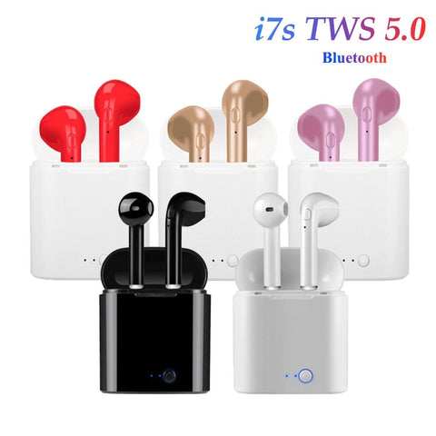 i7s Tws Wireless Earphones Bluetooth with Charging Box