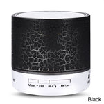 A9 Mini Portable Bluetooth Speaker Crack LED Wireless