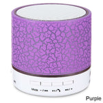 A9 Mini Portable Bluetooth Speaker Crack LED Wireless