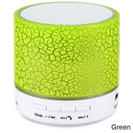A9 Mini Portable Bluetooth Speaker Crack LED Wireless
