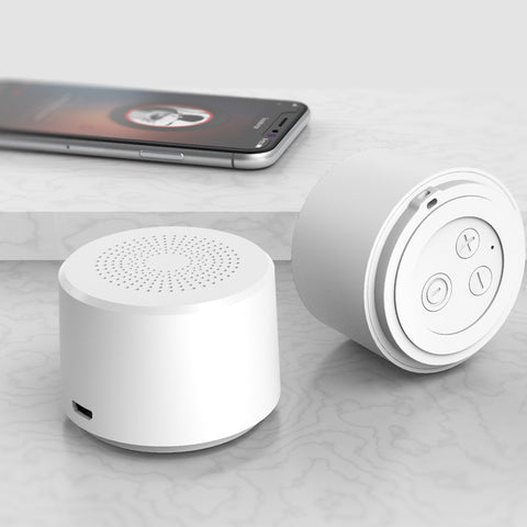 Round Portable Mini Wireless Bluetooth Speaker Subwoofer