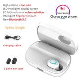 3500mAh LED Bluetooth Wireless Earphones TWS Touch Control