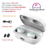 3500mAh LED Bluetooth Wireless Earphones TWS Touch Control