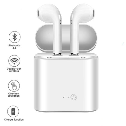 Bluetooth Earphones I7s TWS Sports Fitness Wireless Headsets Stereo